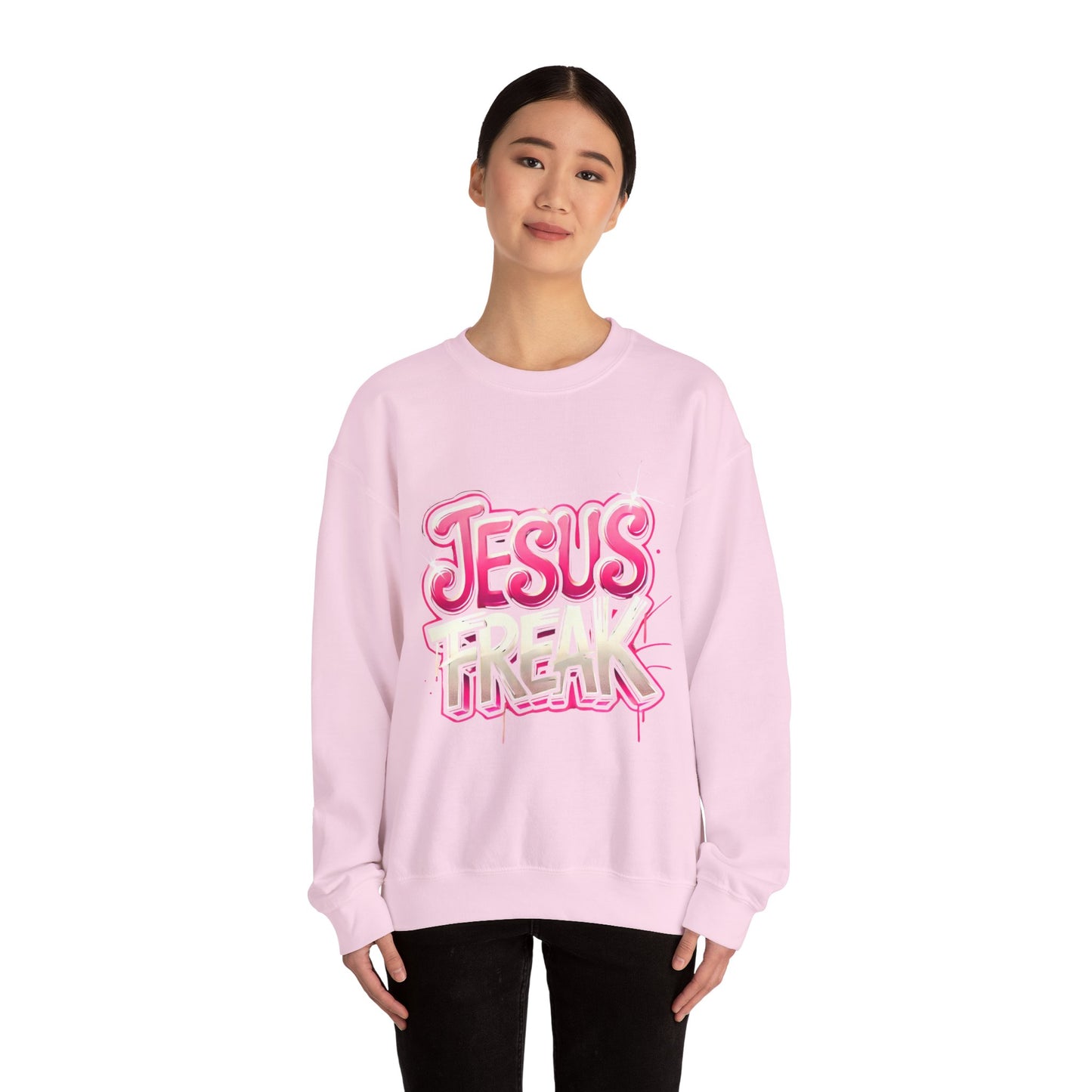 Jesus Freak Unisex Heavy Blend™ Crewneck Sweatshirt - Bold & Inspirational Style