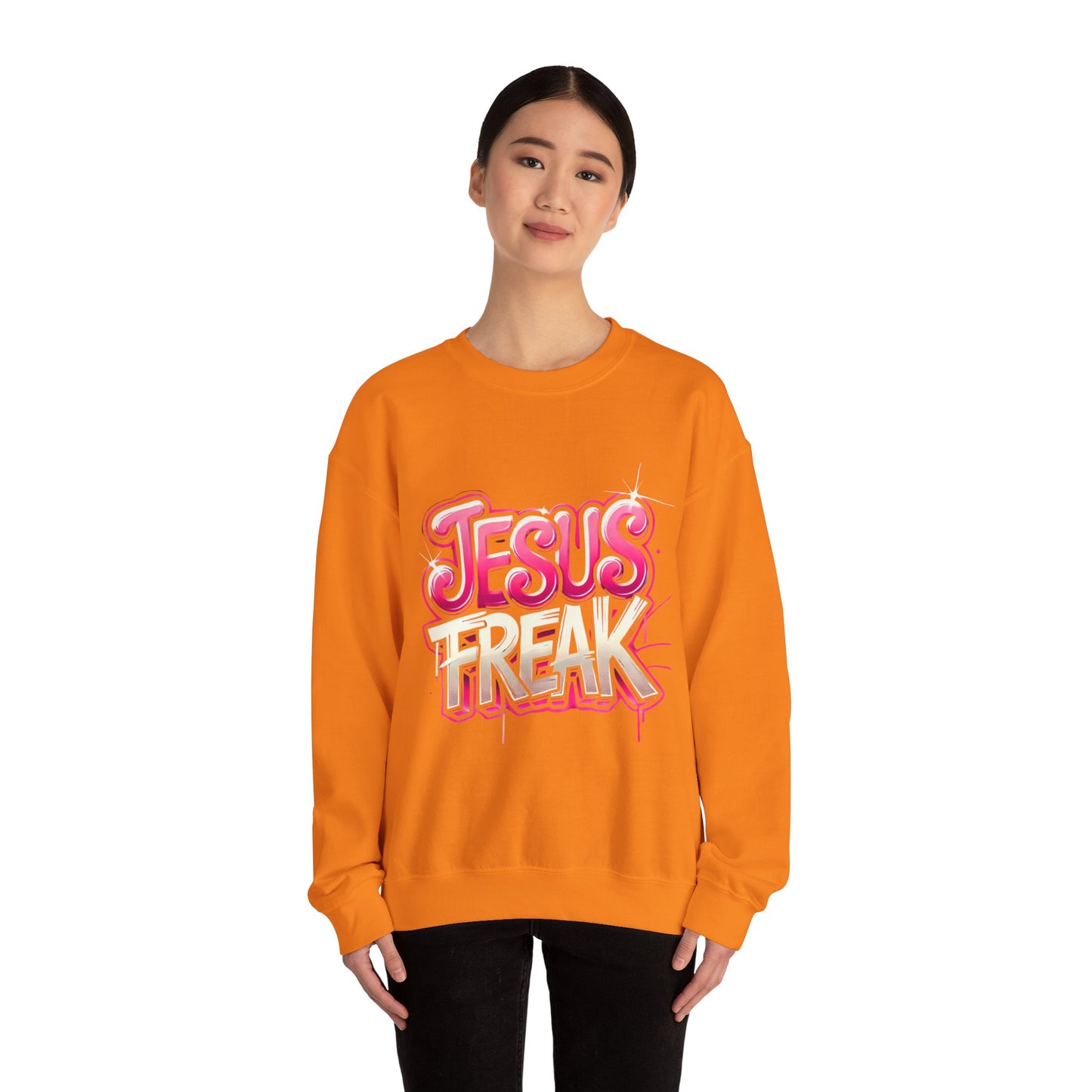 Jesus Freak Unisex Heavy Blend™ Crewneck Sweatshirt - Bold & Inspirational Style