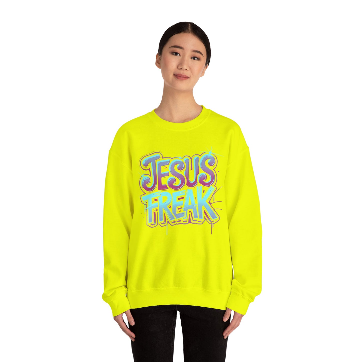 Jesus Freak II Unisex Heavy Blend™ Crewneck Sweatshirt - Bold & Inspirational Style