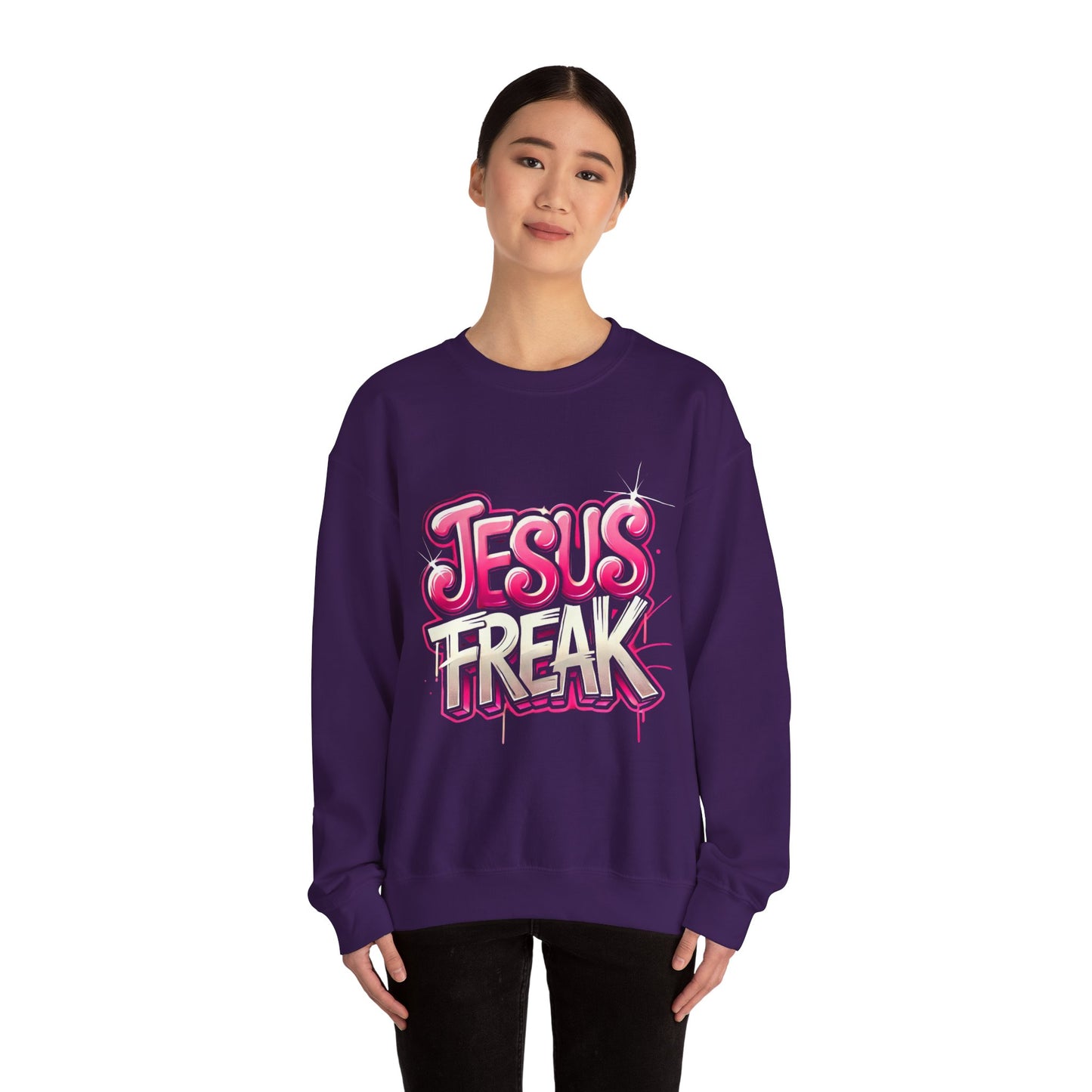 Jesus Freak Unisex Heavy Blend™ Crewneck Sweatshirt - Bold & Inspirational Style