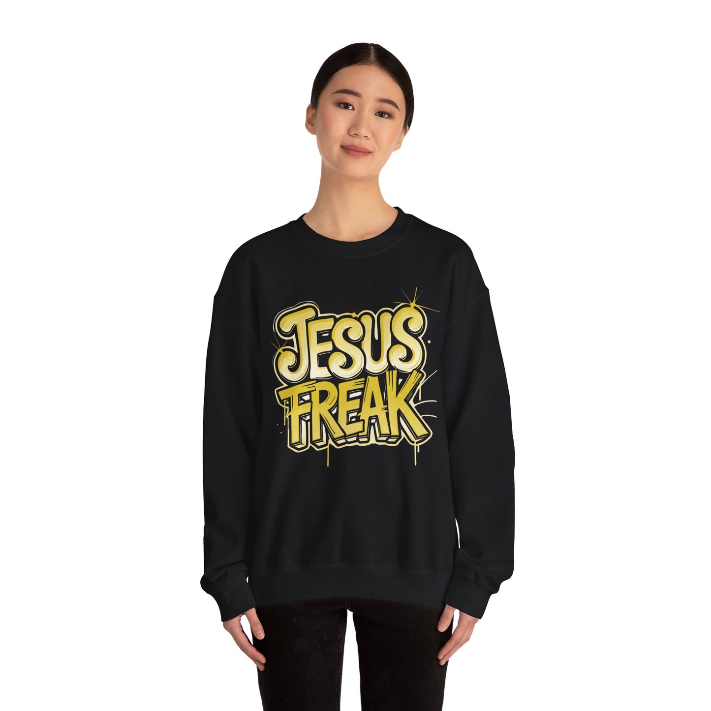 Jesus Freak III Unisex Heavy Blend™ Crewneck Sweatshirt - Bold & Inspirational Style